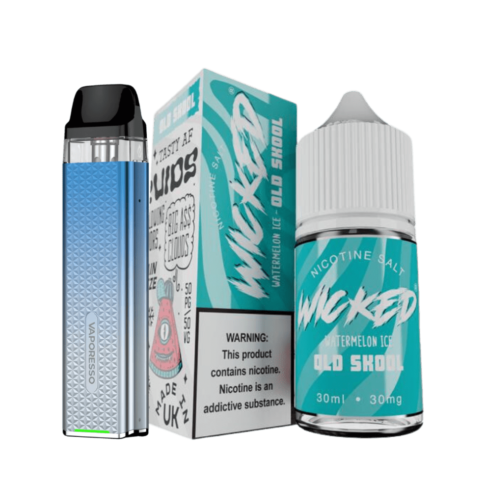 Combo Pod Xros 3 Mini Líquido Wicked Salt Watermelon Ice Vapor Gringo