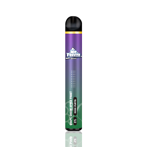 Pod descartável Mr. Freeze - 2.200 Puffs - Grape Green Apple Frost
