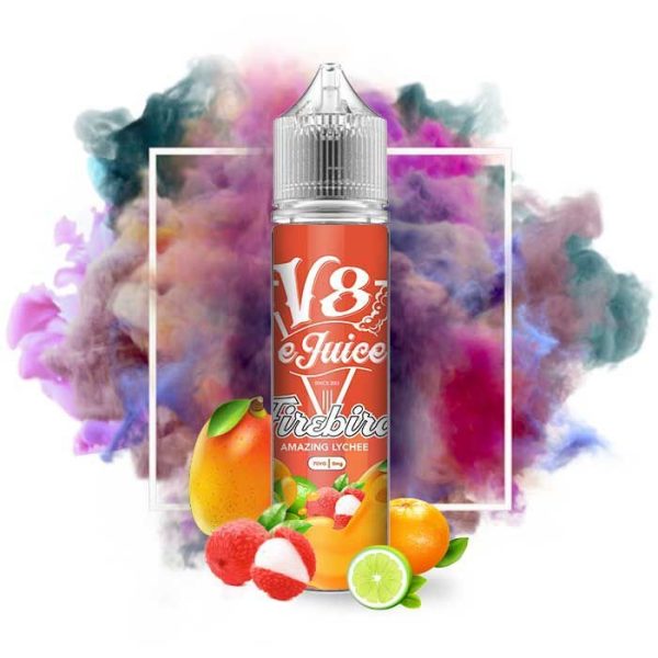 líquido frutado - Líquido V8 E-Juice - Firebird - Amazing Lychee