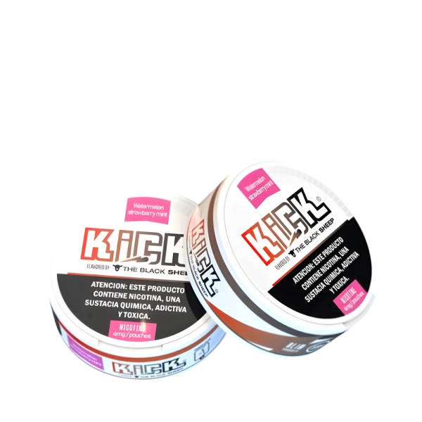 sachê de nicotina - KICK Pouches - Sachê de Nicotina 4mg - The Black Sheep