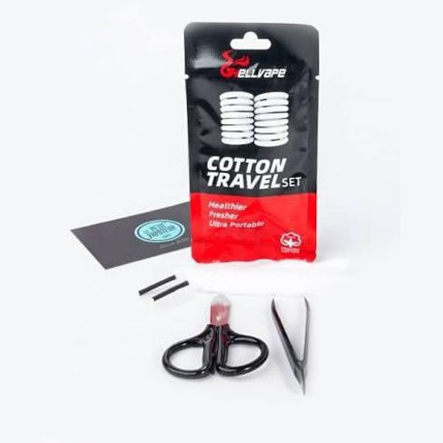 kit algodão hellvape - Kit Algodão Cotton Travel Set - Hellvape