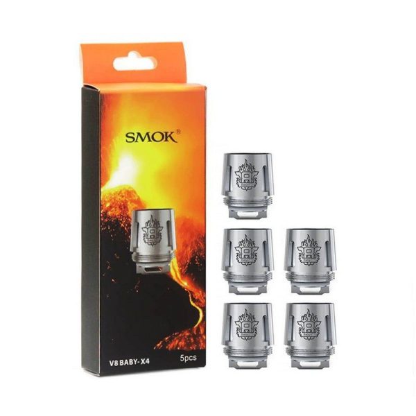resistência coil smok - Resistência / Coil para TFV8 Baby / TFV8 Big Baby / TFV12 Baby prince - Smok - X4