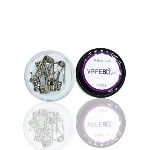 bobina prebuilt - Bobina (Resistência) Prebuilt - Pack c/10 Unidades - Vapebox