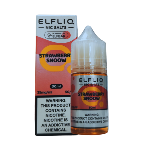 líquido elf liq salt - Líquido Elf Liq Salt - Elf Bar - Strawberry Snoow
