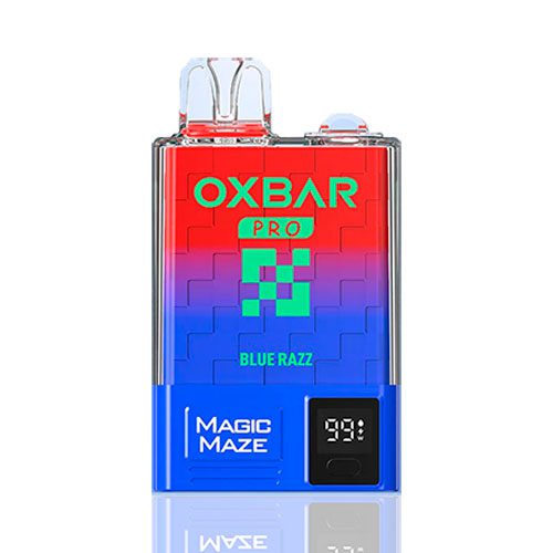 pod descartável Oxbar - Pod Descartável Oxbar Magic Maze Pro - 10.000 puffs - Blue Razz