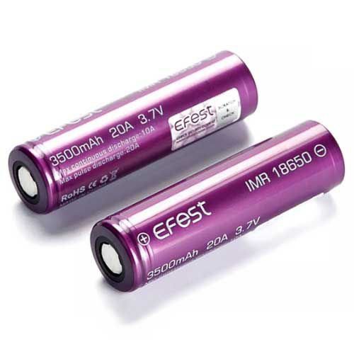 bateria 18650 efest - Bateria 18650 - Efest Purple - Efest 3.7V 3500 MAh 20A