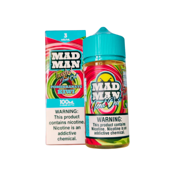 líquido freebase ice - Liquido Mad Man - Twisted Iced Out - Pomegranate Kiwi
