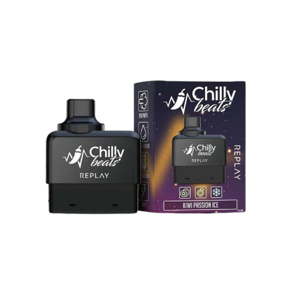 cartucho pod replay - Cartucho (Refil) Pod Replay - Chilly Beats - 12.000 Puffs
