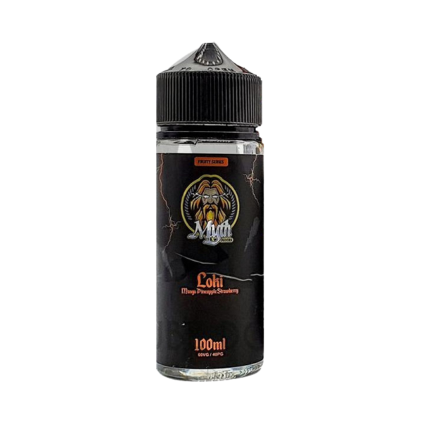 líquido frutado ice - Líquido Myth - 100ml - Loki - Mango Pineapple Strawberry Ice