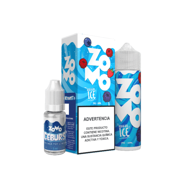 líquido berries ice - Líquido Zomo - Berries Ice - Iceburst