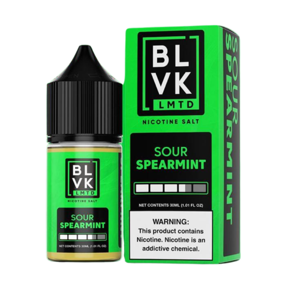líquido nic salt - Líquido BLVK LMTD Salt – Sour Spearmint