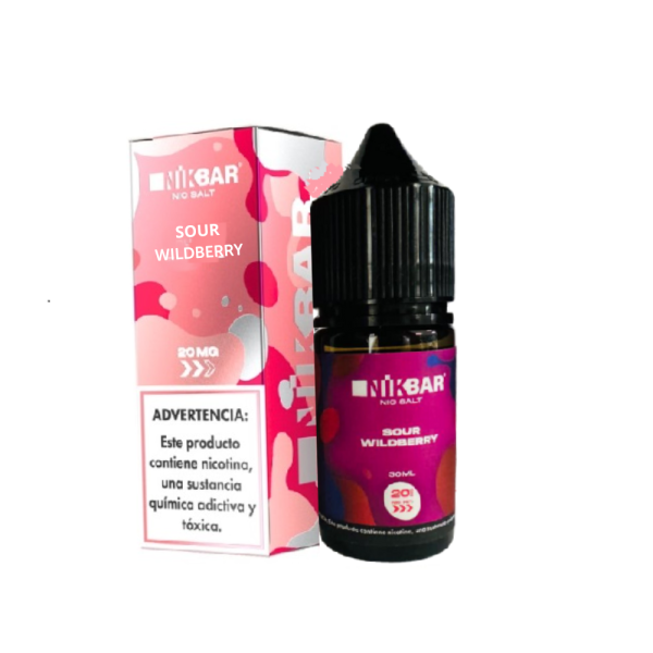 líquido nic salt - Líquido Nikbar Salt - Sour Wildberry