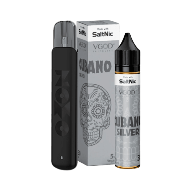 combo pod play - Combo Pod Play + Líquido VGod Salt Cubano Silver