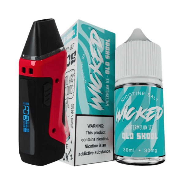 combo pod aegis nano - Combo Pod Aegis Nano N30 + Líquido Wicked Salt Watermelon Ice