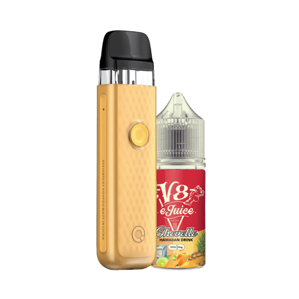 combo pod vape - Combo Pod Vinci Q + Líquido V8 E-Juice Hawaiian Drink