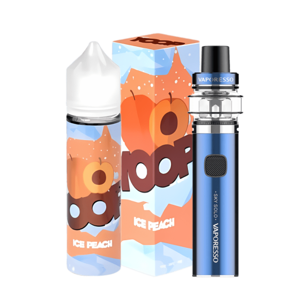 combo vape - Combo Sky Solo + Líquido Yoop Vapor Peach Ice