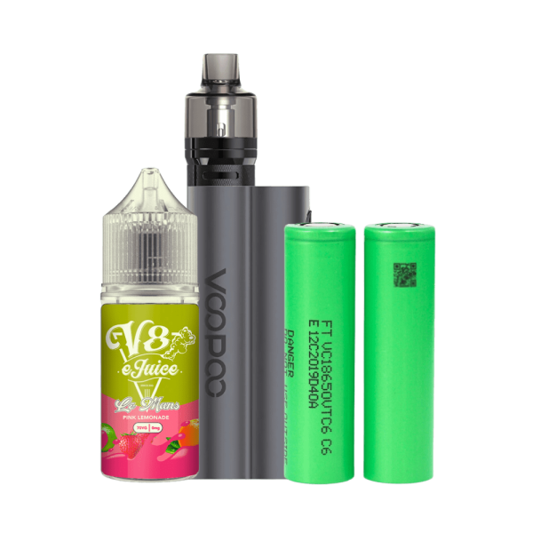 combo vape - Combo Vape Musket + Bateria Sony VTC6 + Líquido V8 e-Juice Pink Lemonade