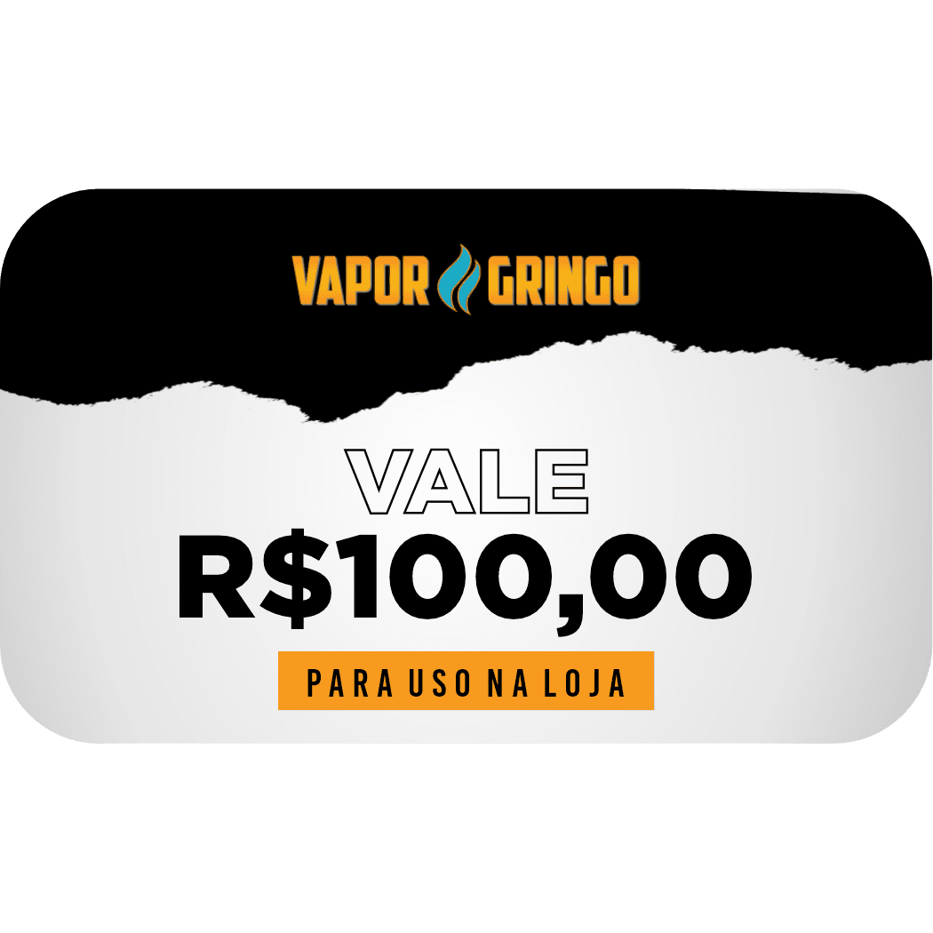 VAPOR GRINGO GIFT gift card vape - Gift Card R$100,00