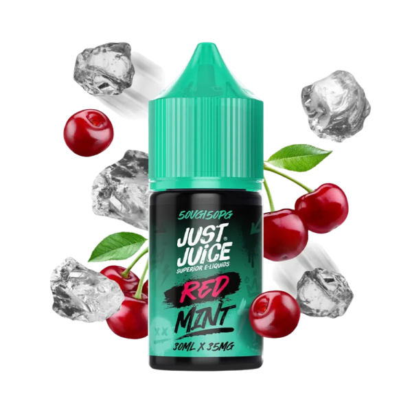 líquido salt mentolado - Líquido Just Juice Salt - Red Mint