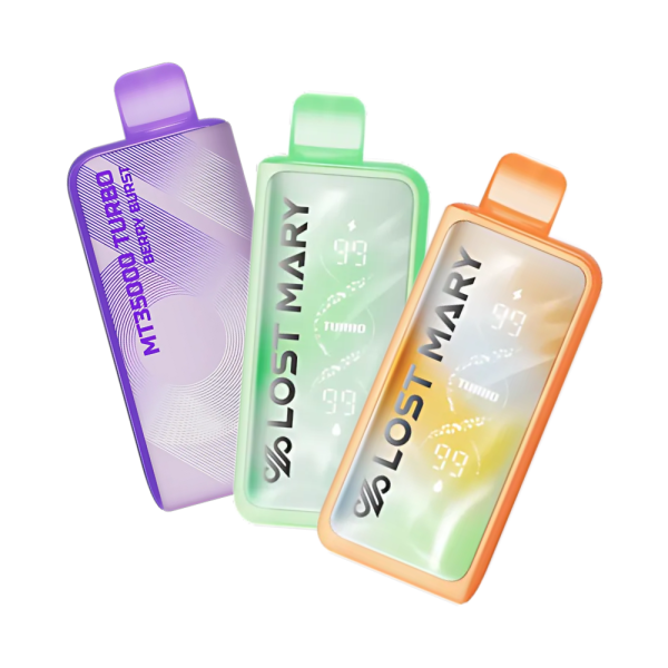 pod descartável 35000 puffs - Pod descartável Elf Bar - Lost Mary MT35K Turbo - 35.000 Puffs