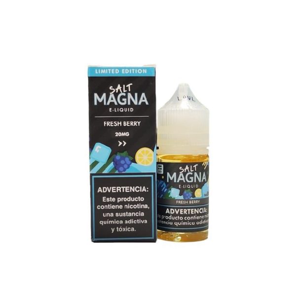 líquido salt nic - Líquido Magna e-Liquid Salt - Fresh Berry - Edição Limitada