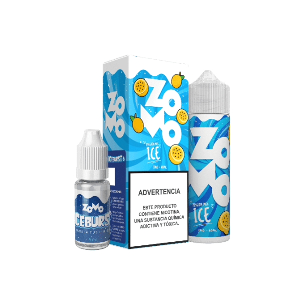 líquido zomo ice - Líquido Zomo - Passion Mix Ice - Iceburst