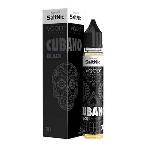 líquido salt nic - Líquido VGod Salt - Cubano Black
