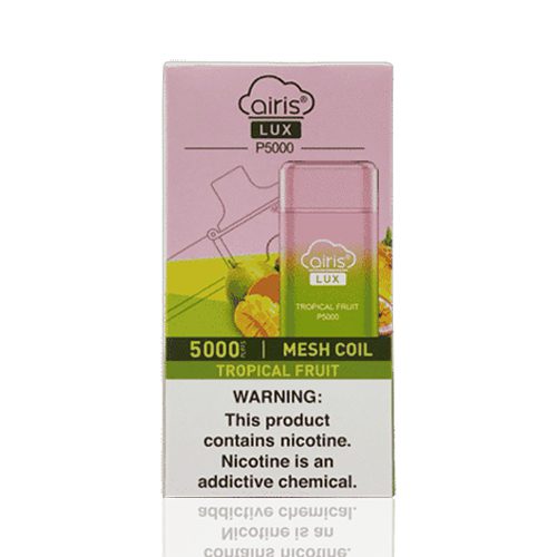 pod descartável - Pod Descartável Airis Lux - 5000 Puffs - Tropical Fruit