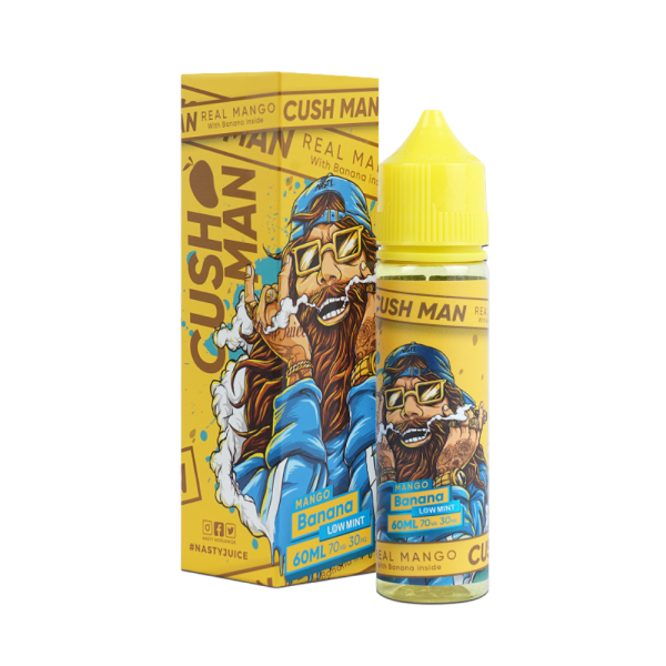 líquido frutado - Líquido Nasty Juice - Cush Man - Mango Banana