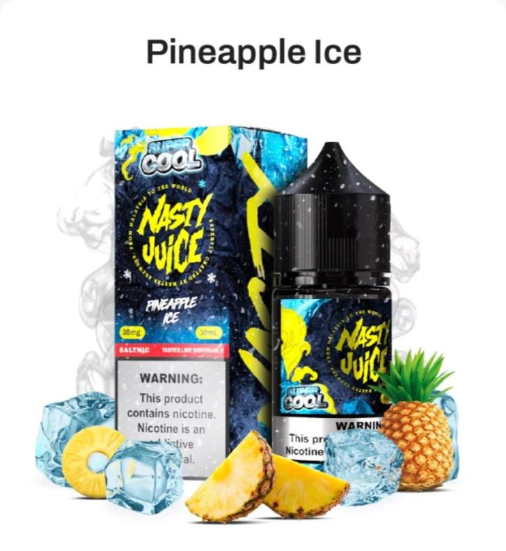 Líquido Nasty Juice Salt – Super Cool - Pineapple Ice