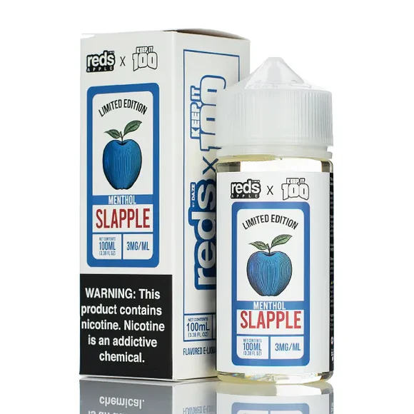 Líquido 7 Daze Reds Apple x Keep It 100 - Slapple Menthol