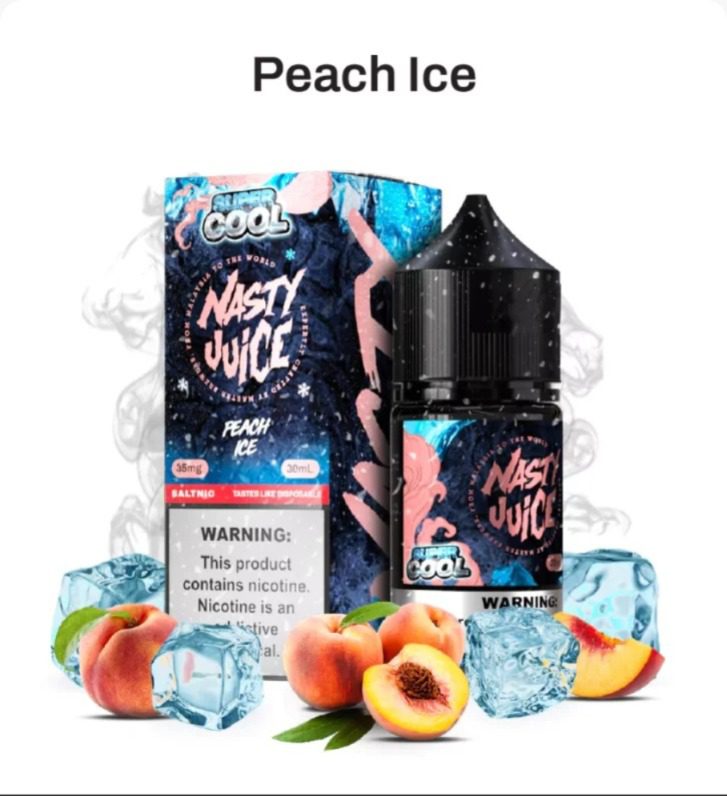 Líquido Nasty Juice Salt – Super Cool - Peach Ice - Imagem 2