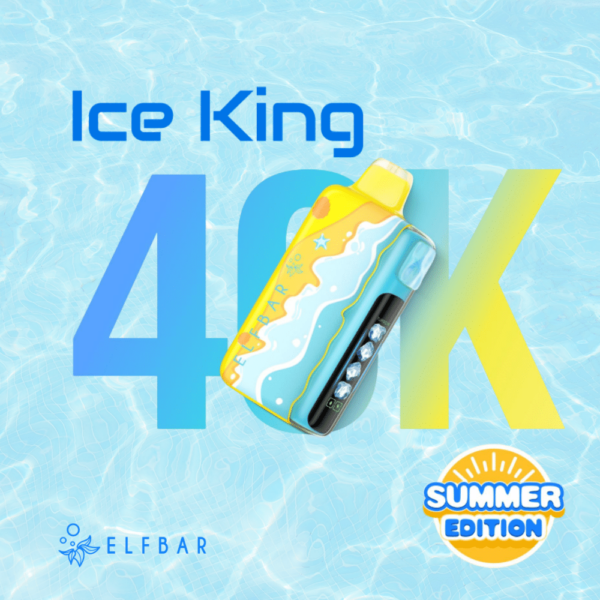 Pod Descartável Elf Bar Ice King - Summer Edition - 40.000 Puffs