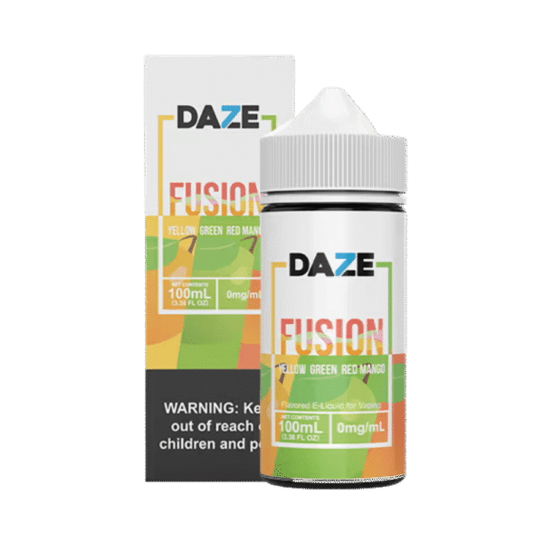 líquido 7 Daze - Líquido 7 Daze Reds Apple E-juice - Fusion - Yellow Green Red Mango - ICED