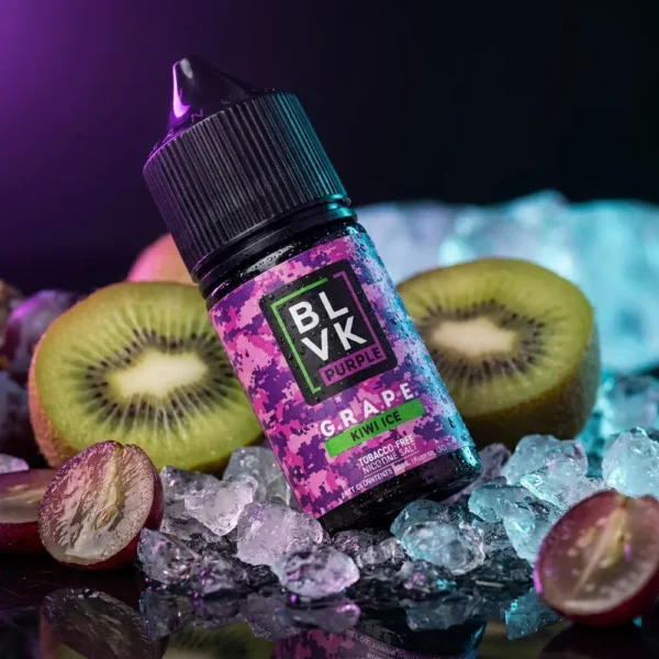 líquido salt nic - Líquido Blvk Unicorn Salt - Grape Kiwi Ice - Purple