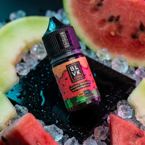 Líquido Blvk Unicorn Salt - Melon Medley Watermelon Ice - Melon