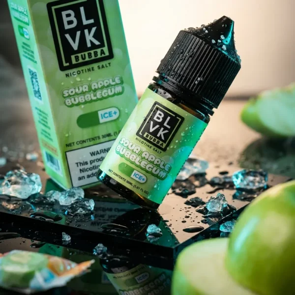 Líquido Blvk Unicorn Salt - Sour Apple Bubblegum Ice - Bubba