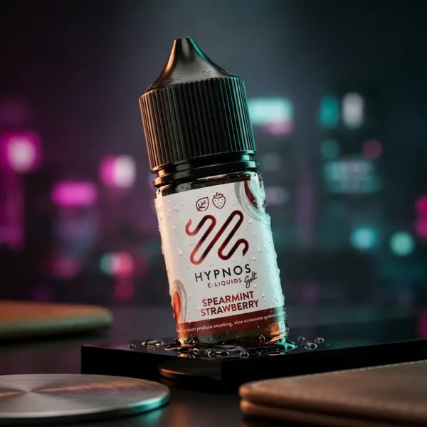 líquido nic salt mentolado - Líquido Hypnos Salt - Spearmint Strawberry