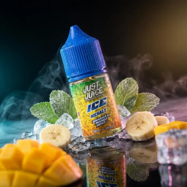 Líquido Just Juice Salt - Banana & Mango Mint Ice