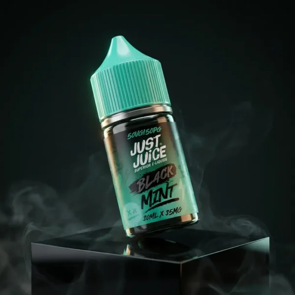 líquido nic salt menta - Líquido Just Juice Salt - Black Mint