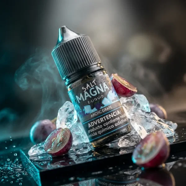 líquido nic salt - Líquido Magna e-Liquid Salt - Arctic Grape - Edição Limitada