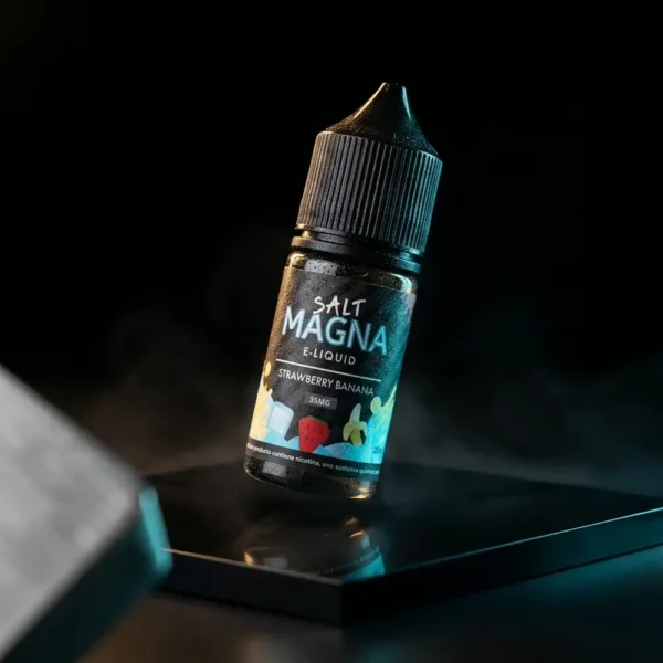 líquido salt ice - Líquido Magna e-Liquid Salt - Strawberry Banana - Ice