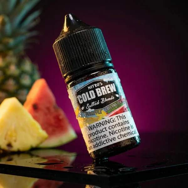 líquido nic salt frutado - Líquido Nitro's Cold Brew Salt - Salted Blends - Pineapple Watermelon