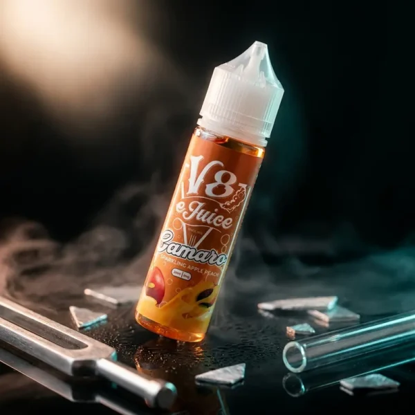 líquido v8 e-juice - Líquido V8 E-Juice - Camaro - Sparkling Apple Peach