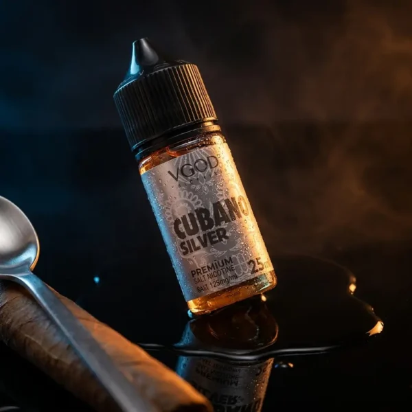 líquido nic salt - Líquido VGod Salt - Cubano Silver