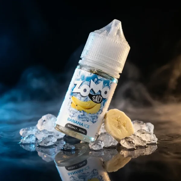 líquido nic salt - Líquido Zomo Salt - Banana Ice