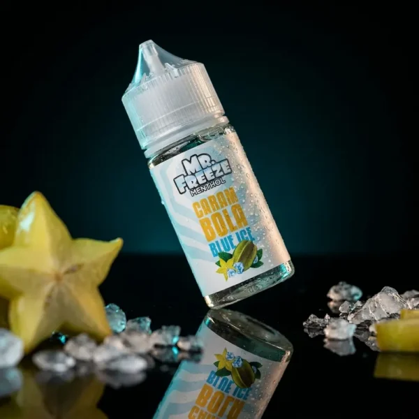 líquido salt ice - Líquido Mr. Freeze Salt - Carambola Blue Ice