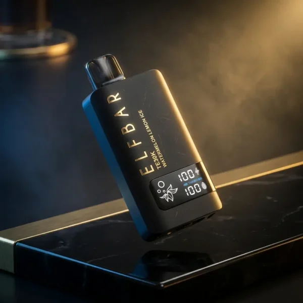 pod descartável - Pod Descartável Elf Bar TE30K - Black Gold Edition- 30.000 Puffs