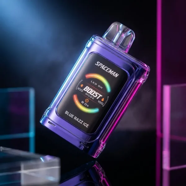 pod descartável 20000 puffs - Pod Descartável Spaceman Smok - 20.000 puffs - Blue Razz Ice