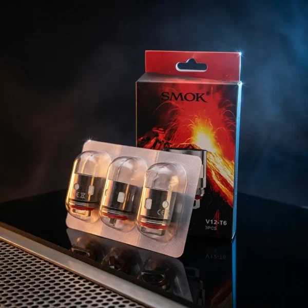 resistência coil tfv12 - Resistência / Coil para TFV12 - T6 0.17ohm - Smok